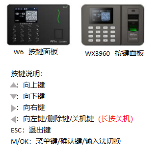 企业微信W6/WX3960考勤机操作说明！